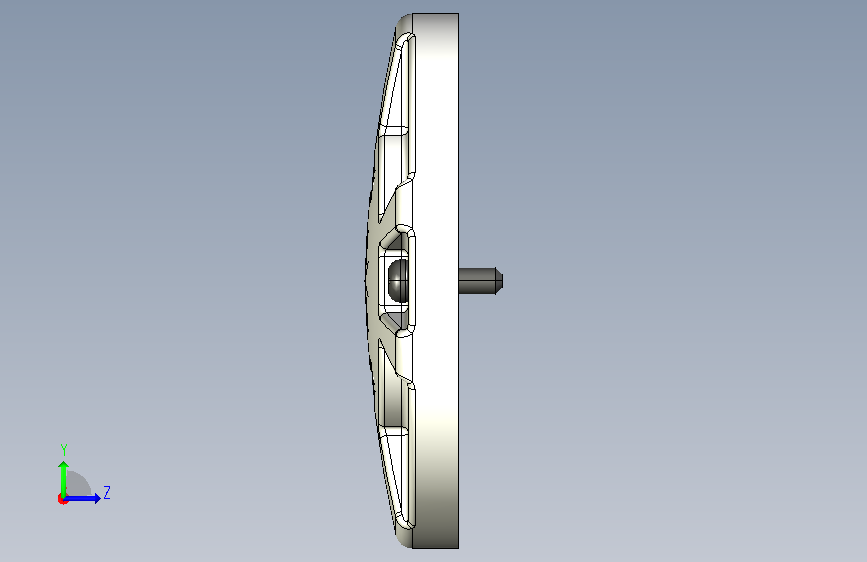 变频减速电机-直角中空RC_F1500rc-L 左侧视图