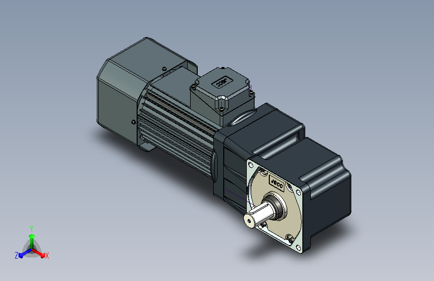 变频减速电机-直角中实RT_F1500rt-L