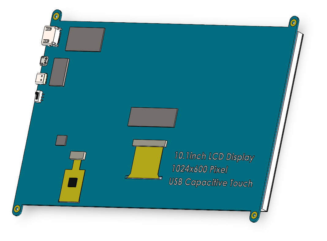 A0018990-10.1英寸HDMI LCD显示屏 触摸屏