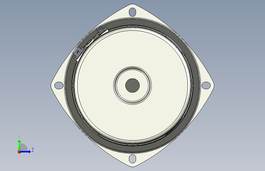A0018994-KYYSLB SW-301 3英寸低音扬声器 25W 4欧姆 左侧视图