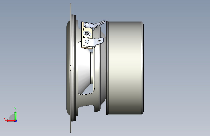 A0018994-KYYSLB SW-301 3英寸低音扬声器 25W 4欧姆 背面视图