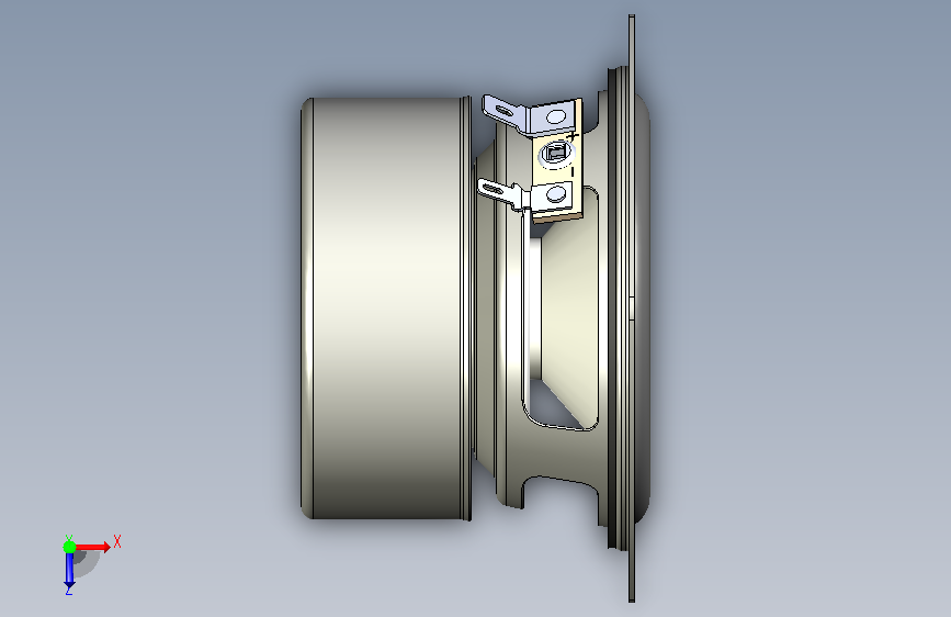 A0018994-KYYSLB SW-301 3英寸低音扬声器 25W 4欧姆 俯视图