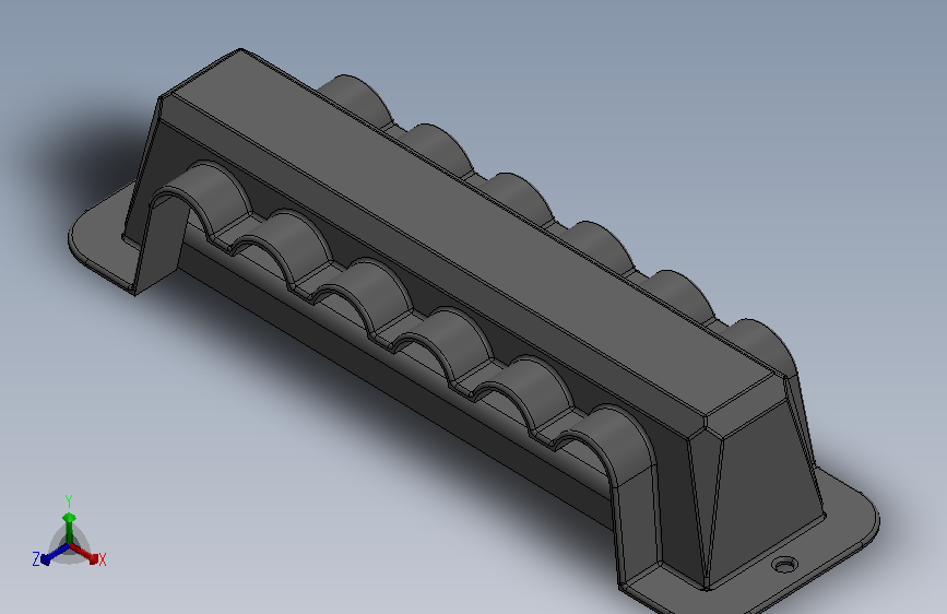 A0019037-VBB125060020, Victron Busbar-250A-6P太阳能充电系统 主视图