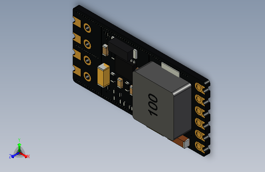 A0019039-Waveshare DC5-36-TO-DC3V3-5 SMD 版本紧凑型 DC-DC 降压稳压模块