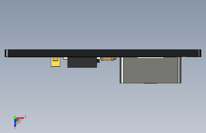 A0019039-Waveshare DC5-36-TO-DC3V3-5 SMD 版本紧凑型 DC-DC 降压稳压模块 俯视图
