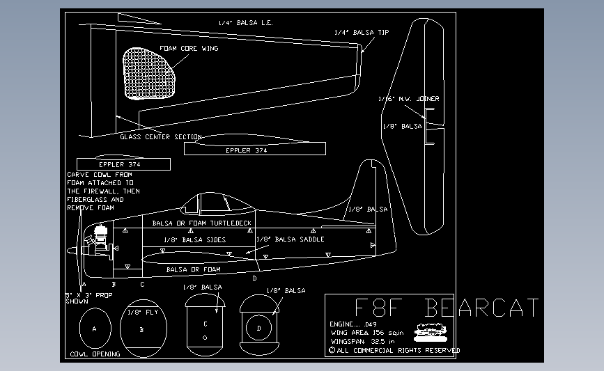 飞机航模Bearcat