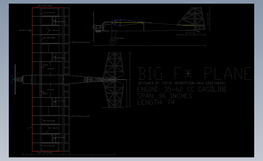 飞机航模Big F