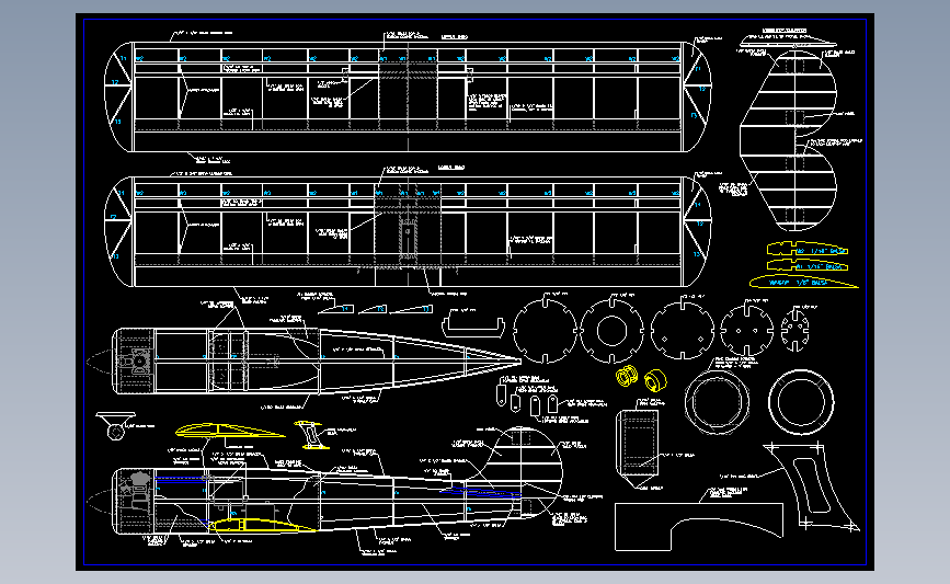 飞机航模BIPLANE_PLAN