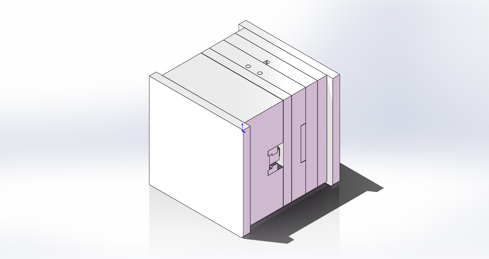 气泵盖子模具设计