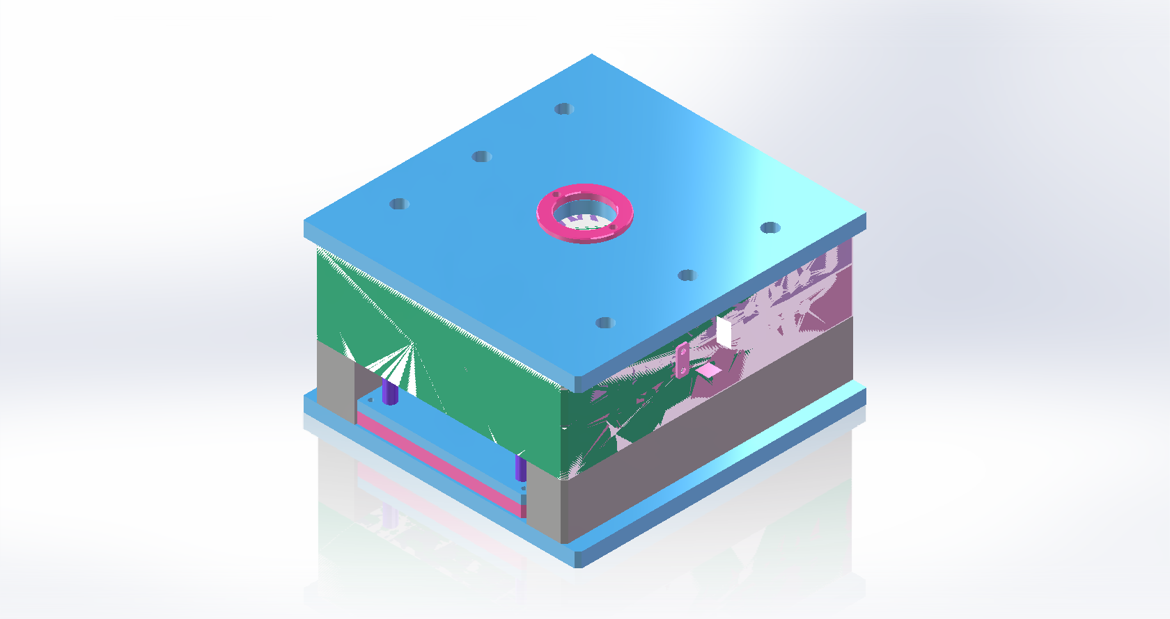 桶盖模具设计