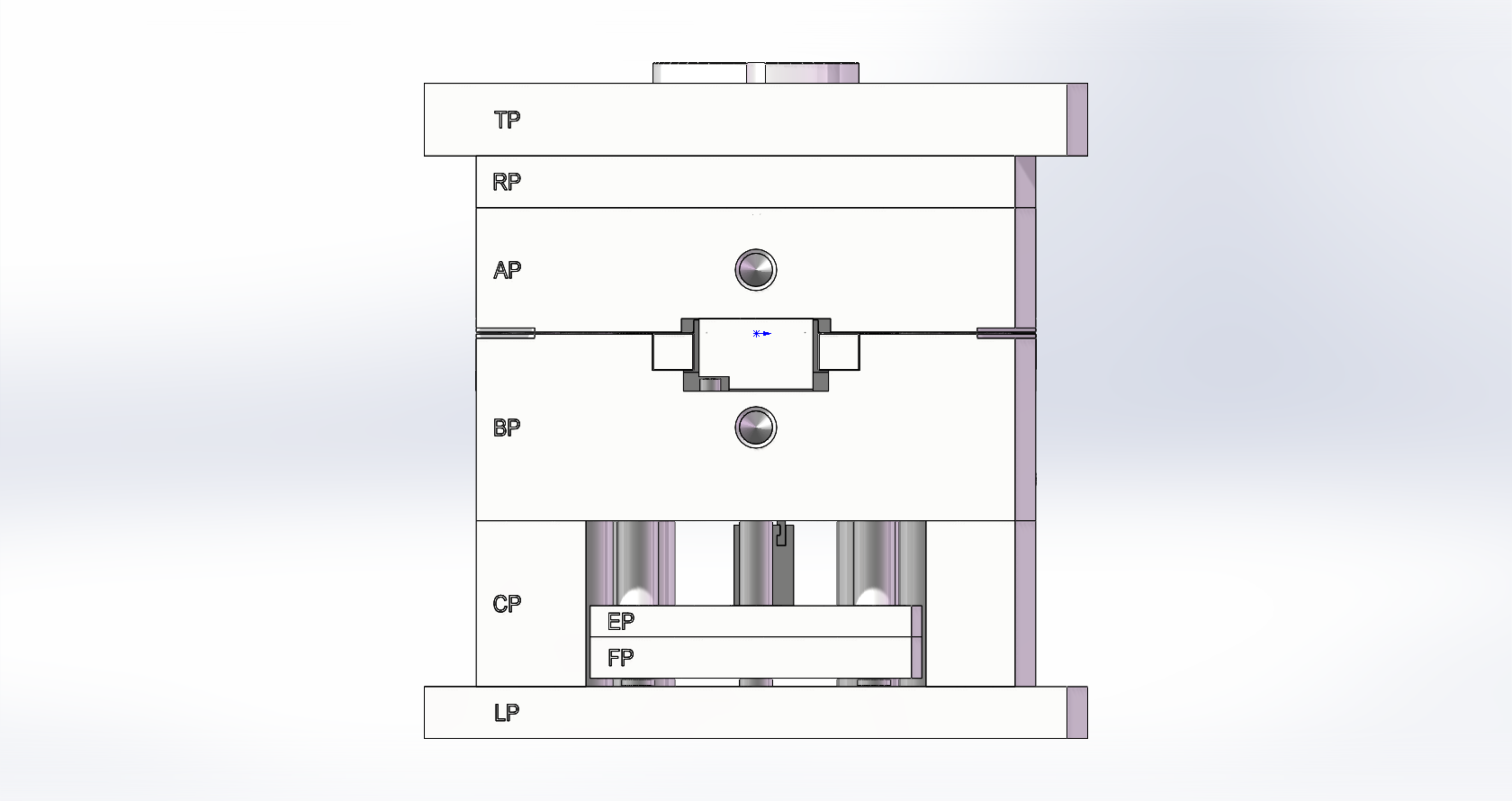 显示器盖子模具设计