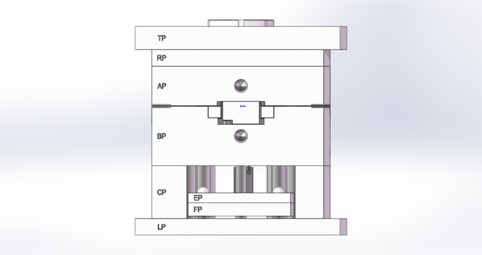 显示器盖子模具设计