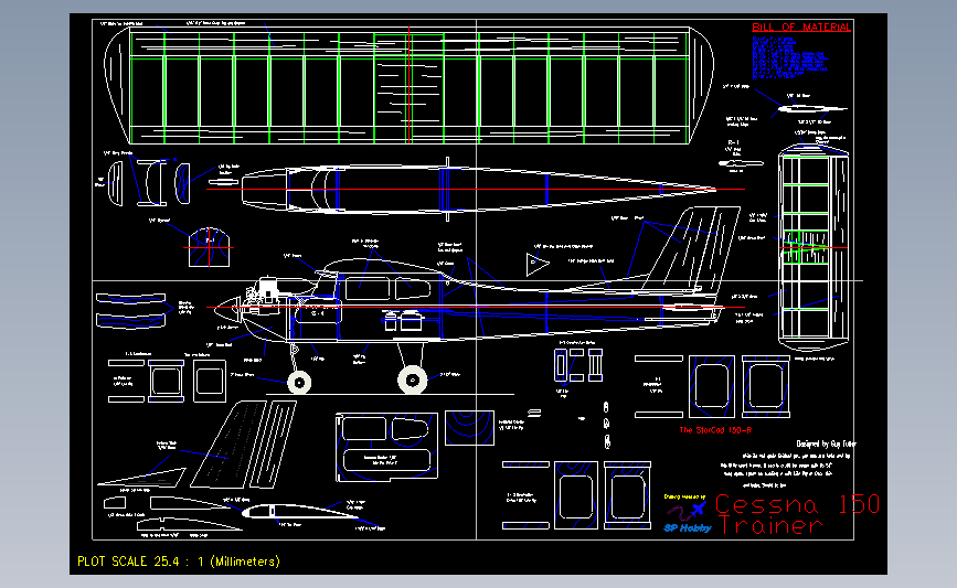 飞机航模Cessna 150