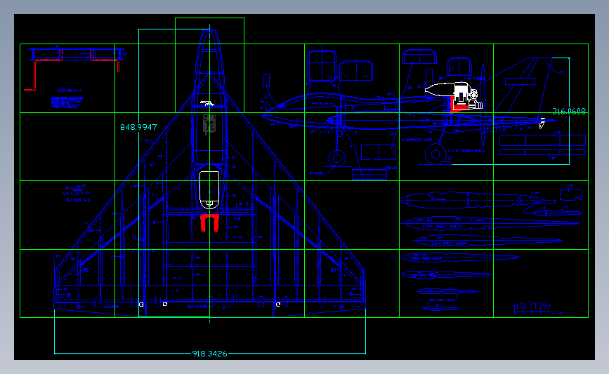 飞机航模Delta Pushermetric
