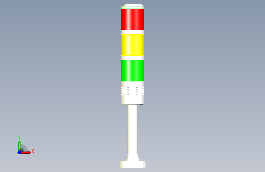 三色灯(TD-55Z3CF24V+) 正面视图