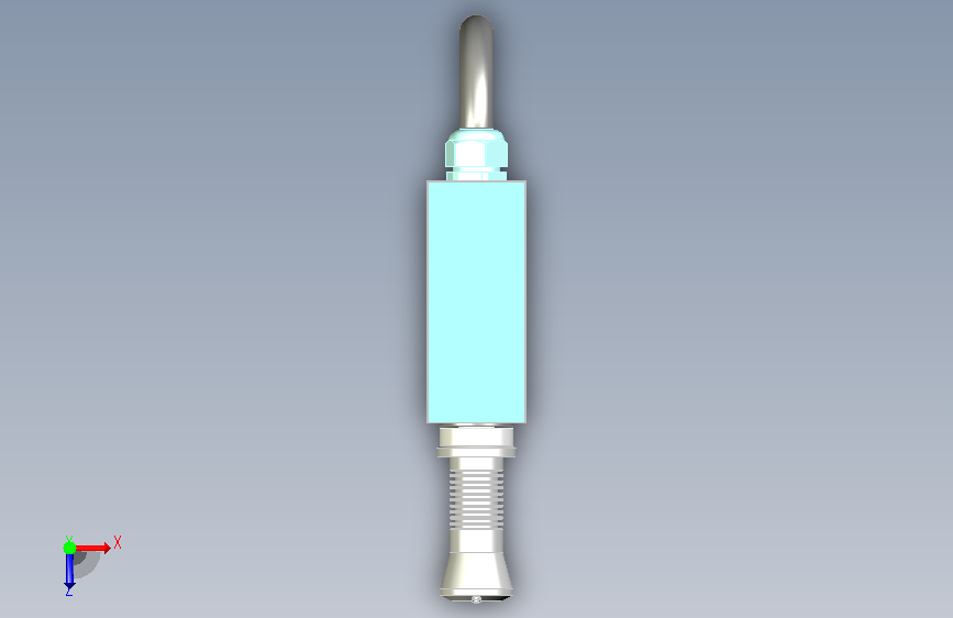 直驱式射流型低温等离子旋转喷枪PSPT-DWJ60V2-RJ 俯视图