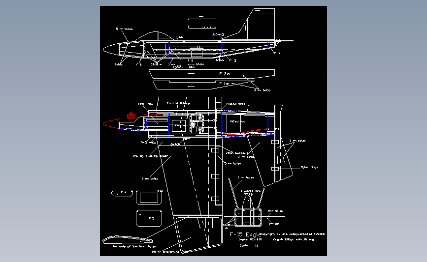 飞机航模F15 Eagle