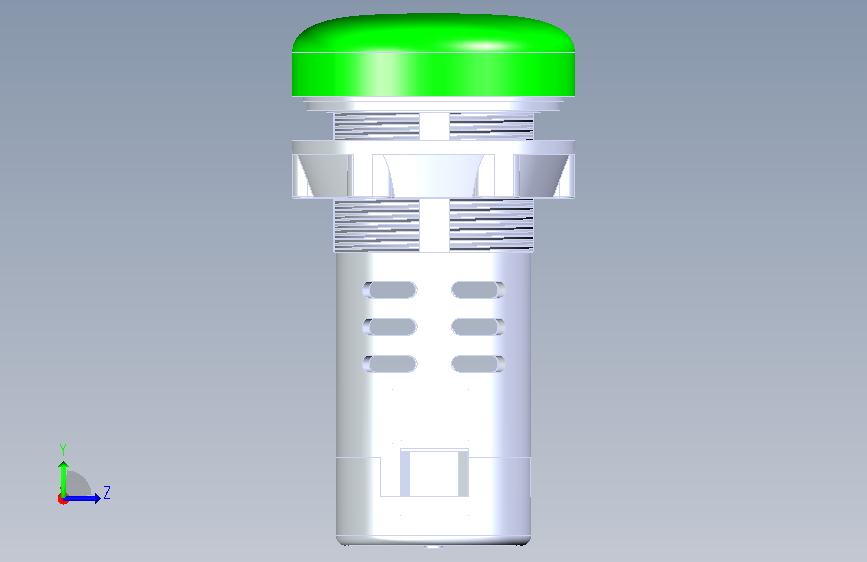 红绿双色指示灯XA2EVB34LC 左侧视图