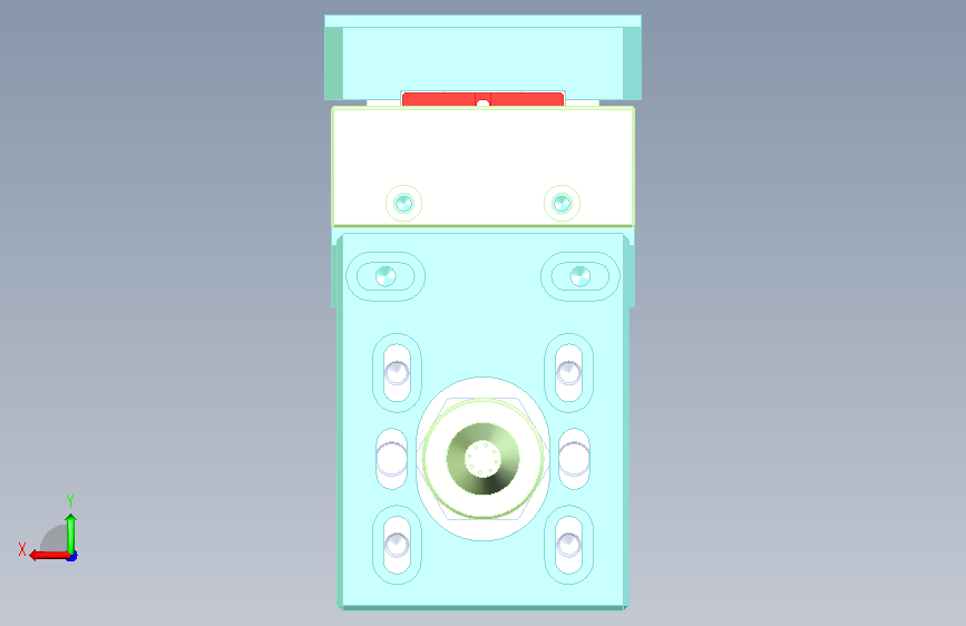 U-NDK2412-10004-吸盘升降-A 背面视图