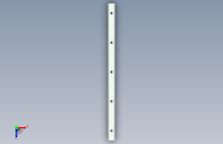 线性滑轨#HGH15CA1R280Z0C(E1=E2=20)#上银#端板 俯视图