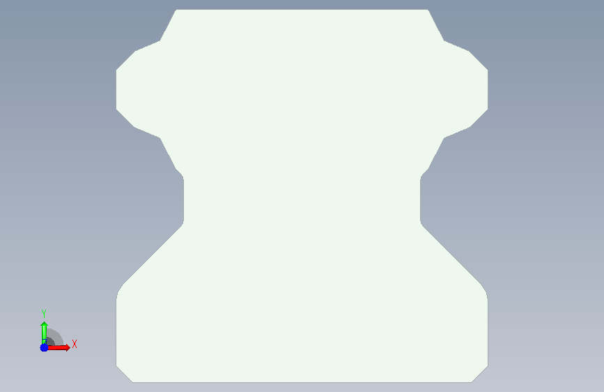 线性滑轨#HGH15CA1R280Z0C(E1=E2=20)#上银#端板 正面视图