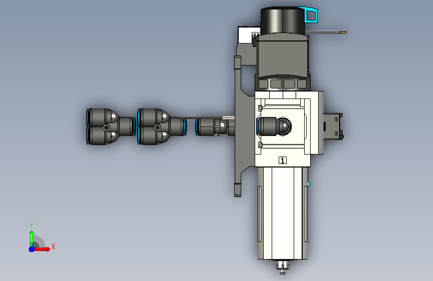 WP气源组件(FESTO)-ST001 正面视图