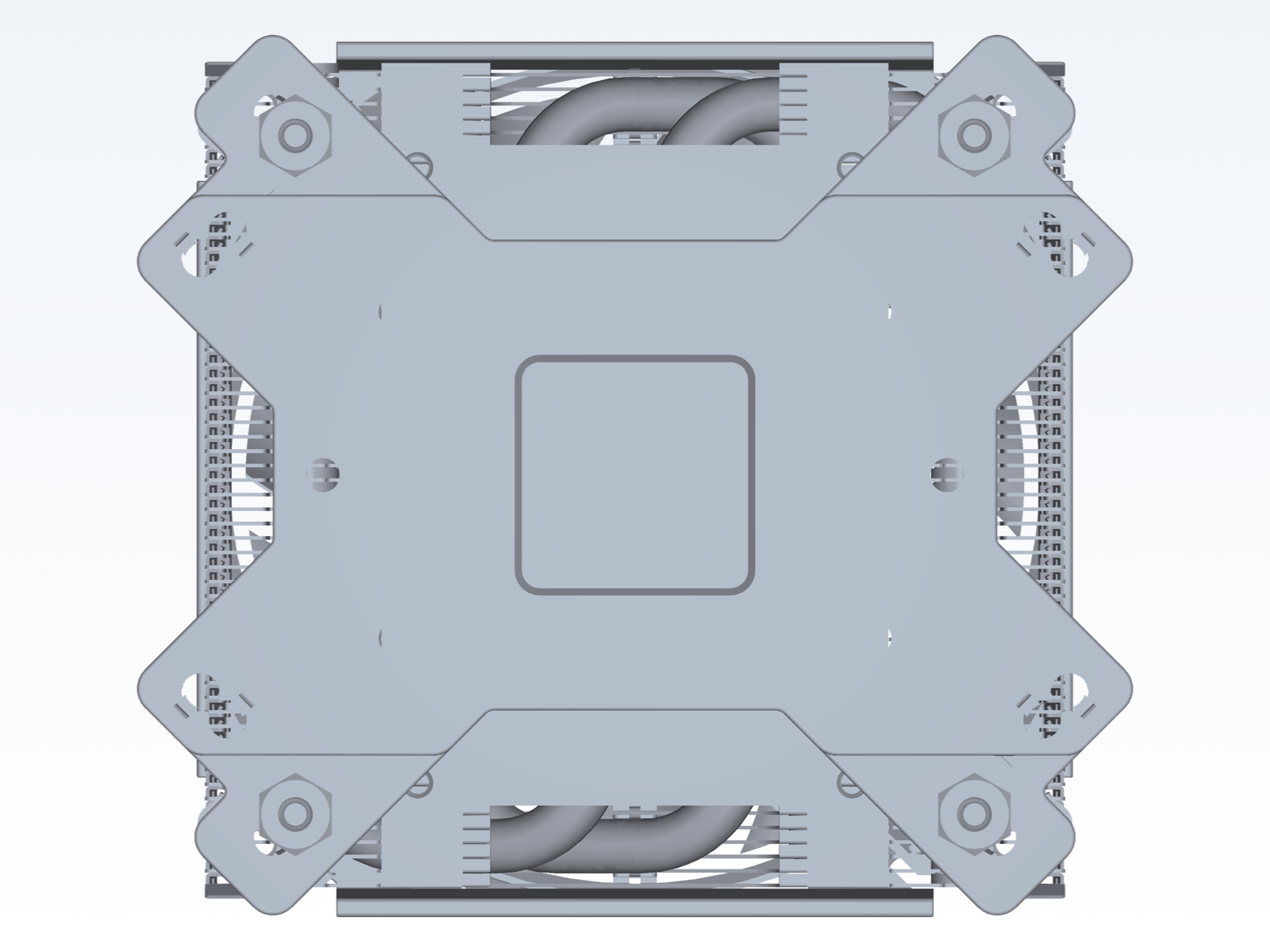 CPU铜冷却器模型