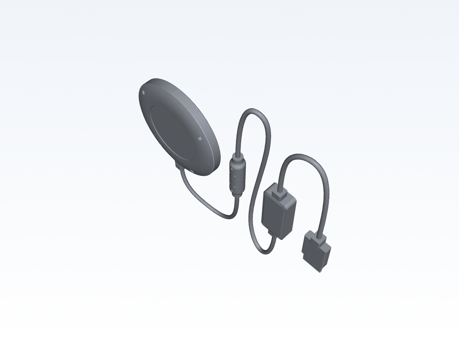DJI-A3-GPS-指南针专业 俯视图