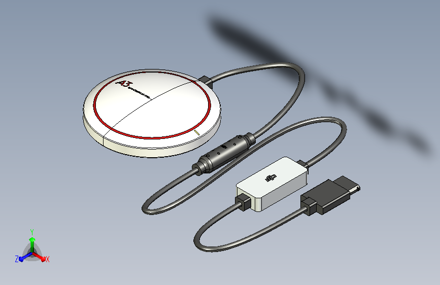 DJI-A3-GPS-指南针专业 主视图