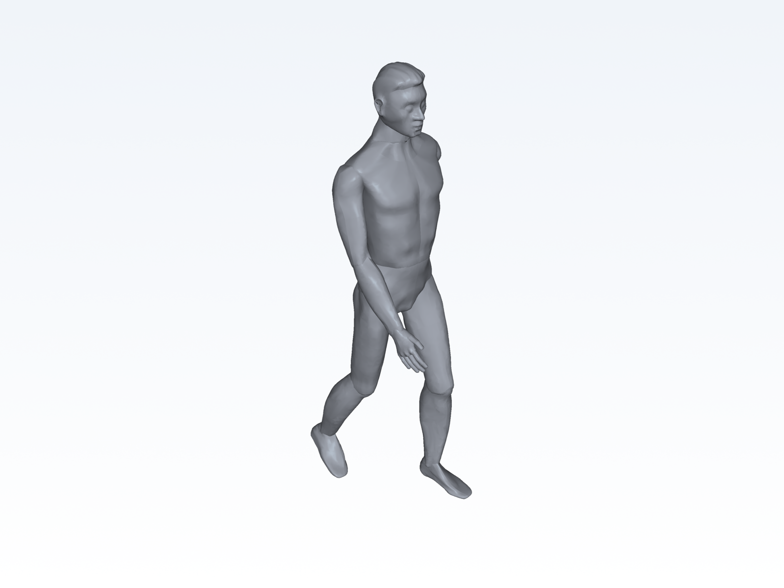 男人走姿