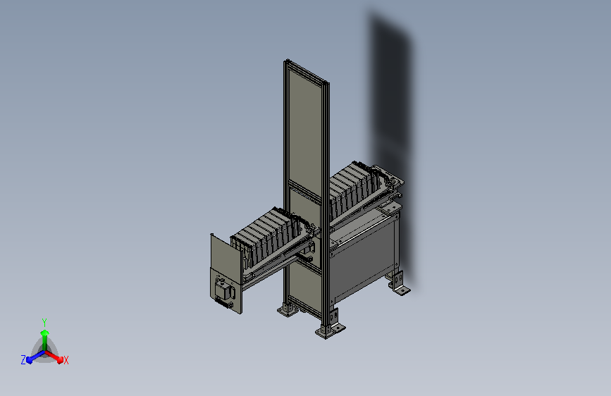 次品工件下料移动作业工作站