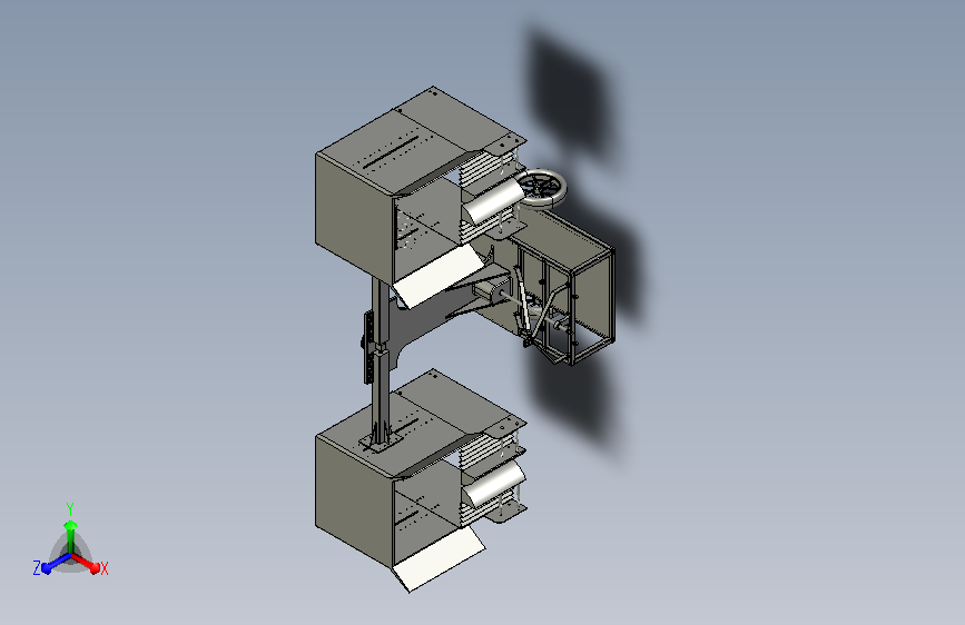 收割机设备机构