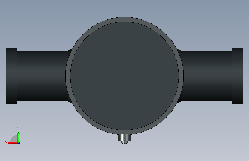 AZUD M100125过滤器_1又四分之一寸 背面视图