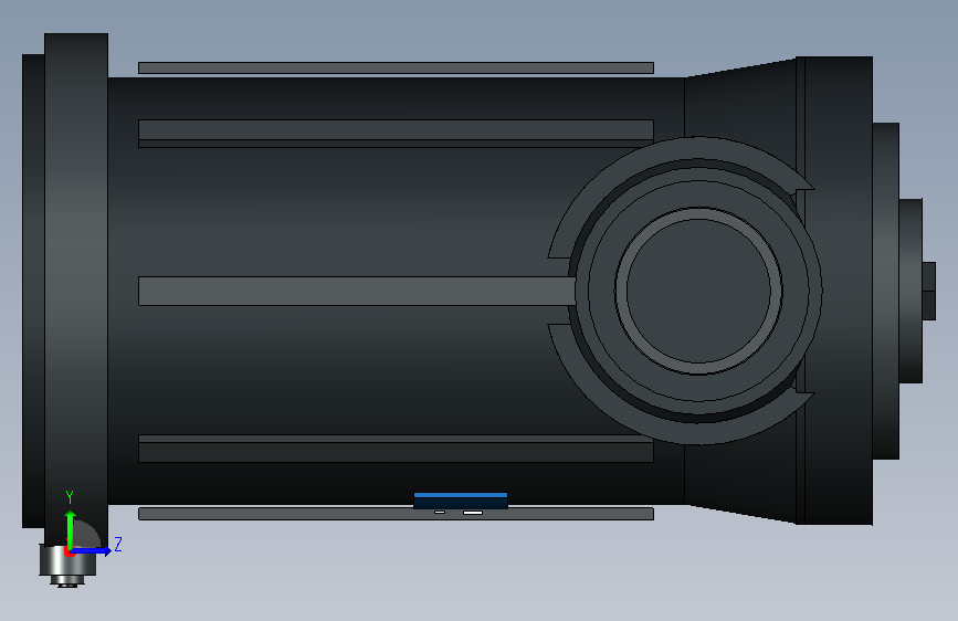 AZUD M100125过滤器_1又四分之一寸 左侧视图