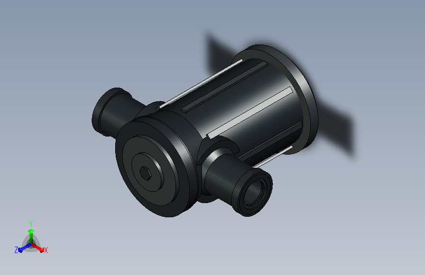 AZUD M100150_SUPER过滤器_1又半寸 主视图
