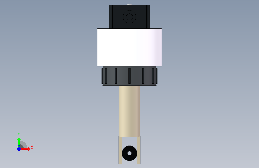 Burkert 8020流量计_S020_长短探杆 正面视图