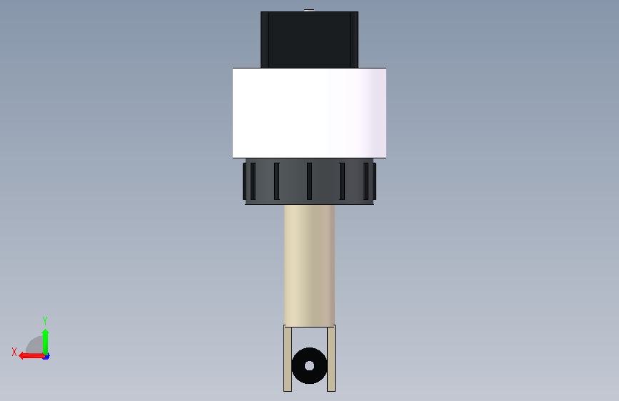 Burkert 8020流量计_S020_长短探杆 背面视图