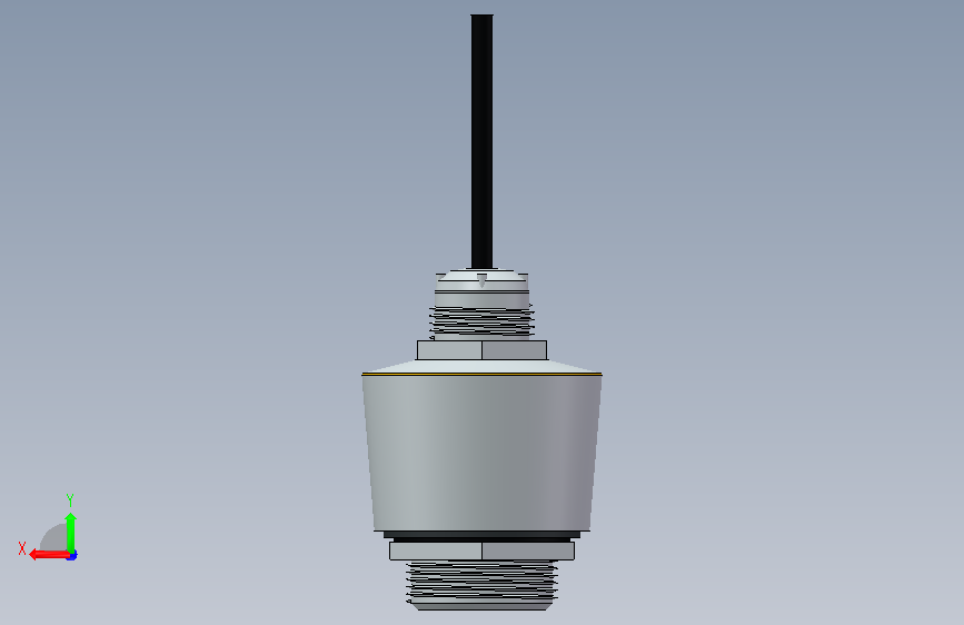 VEGA C21雷达液位计_G-NPT-R一寸半 背面视图