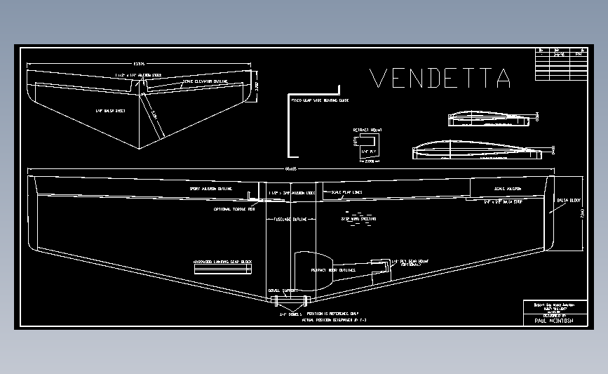 飞机航模Vendetta 2