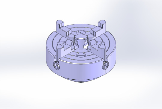 4爪气动卡盘设计模型=106574=30+SW+STP+Catia