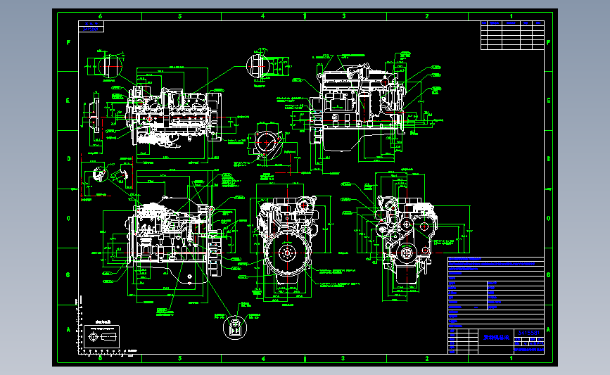 东风康明斯发动机图
