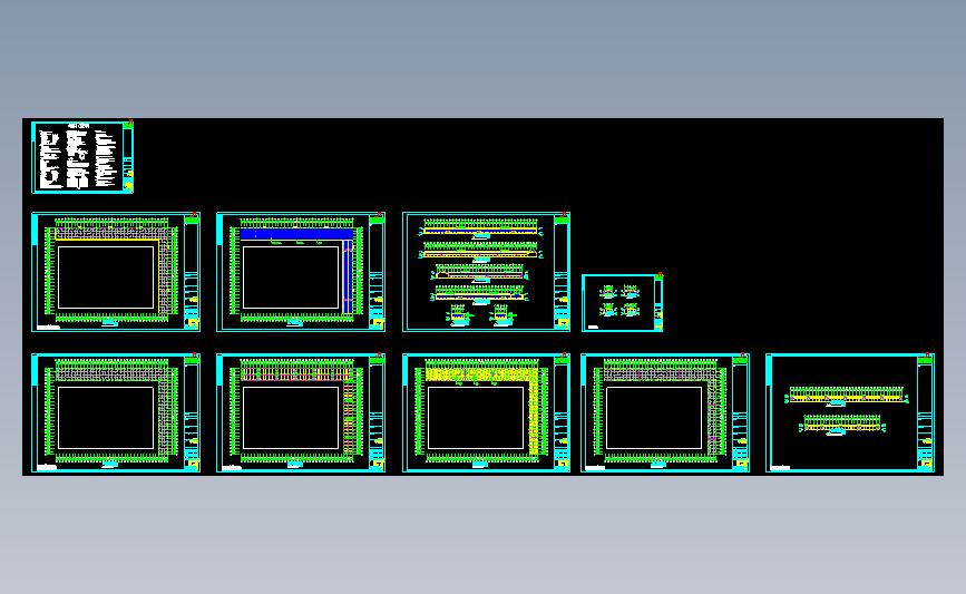 西安某公司钢结构工程cad