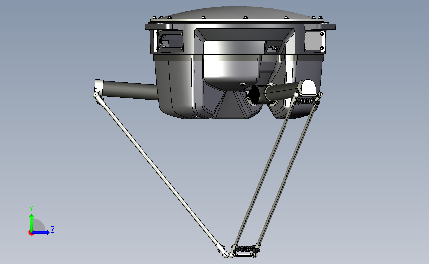 ABB IRB 360机器人 左侧视图