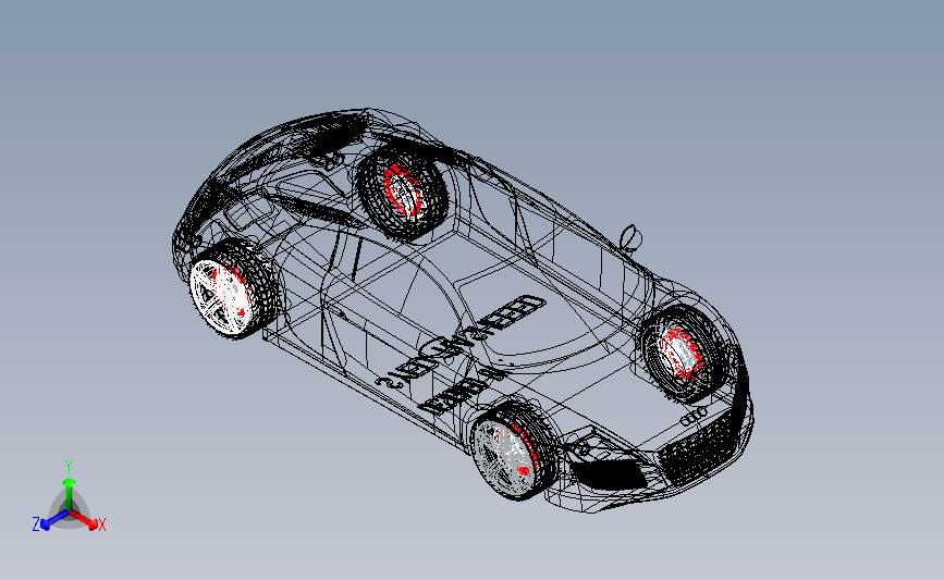 奥迪轿跑3D模型