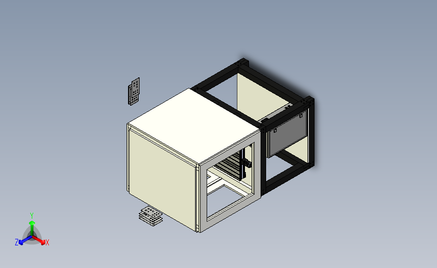 6040 CNC的工作台+机箱