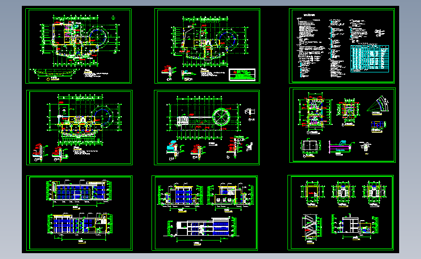 会所全套施工图