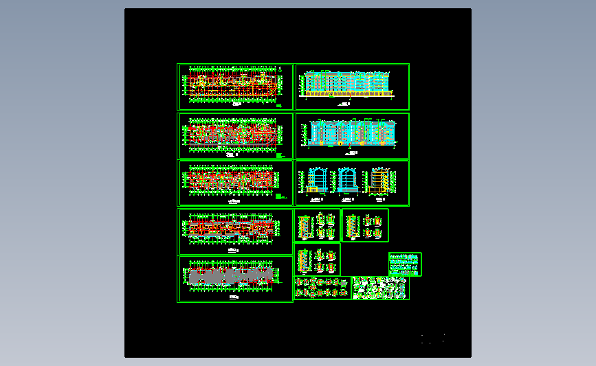 几套多层住宅施工图
