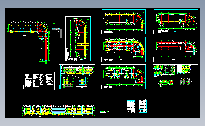 经典的宿舍施工图