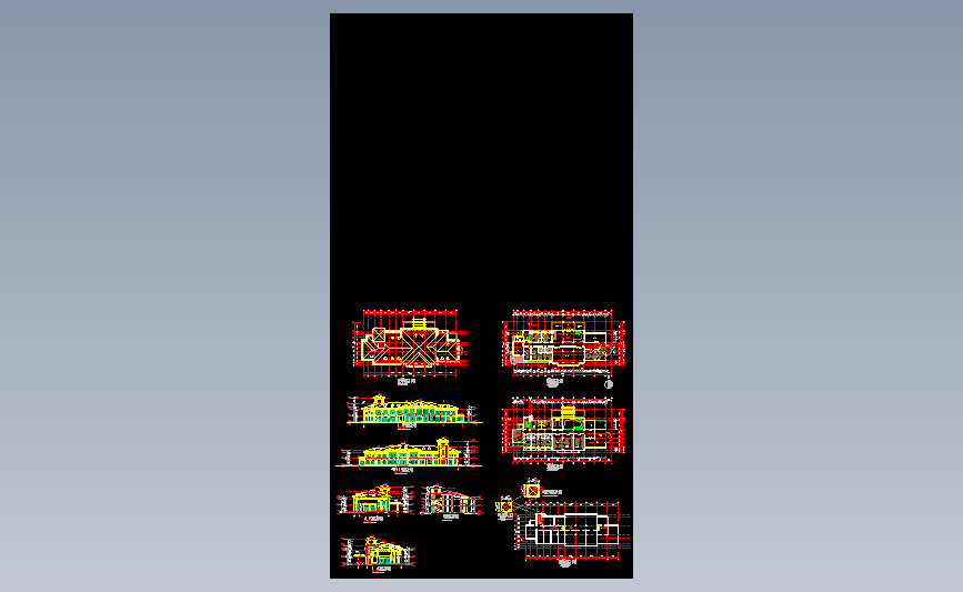 某小区公建会所设计图
