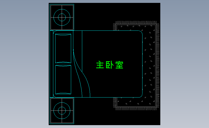 建筑设计及装潢设计常用图块（床）